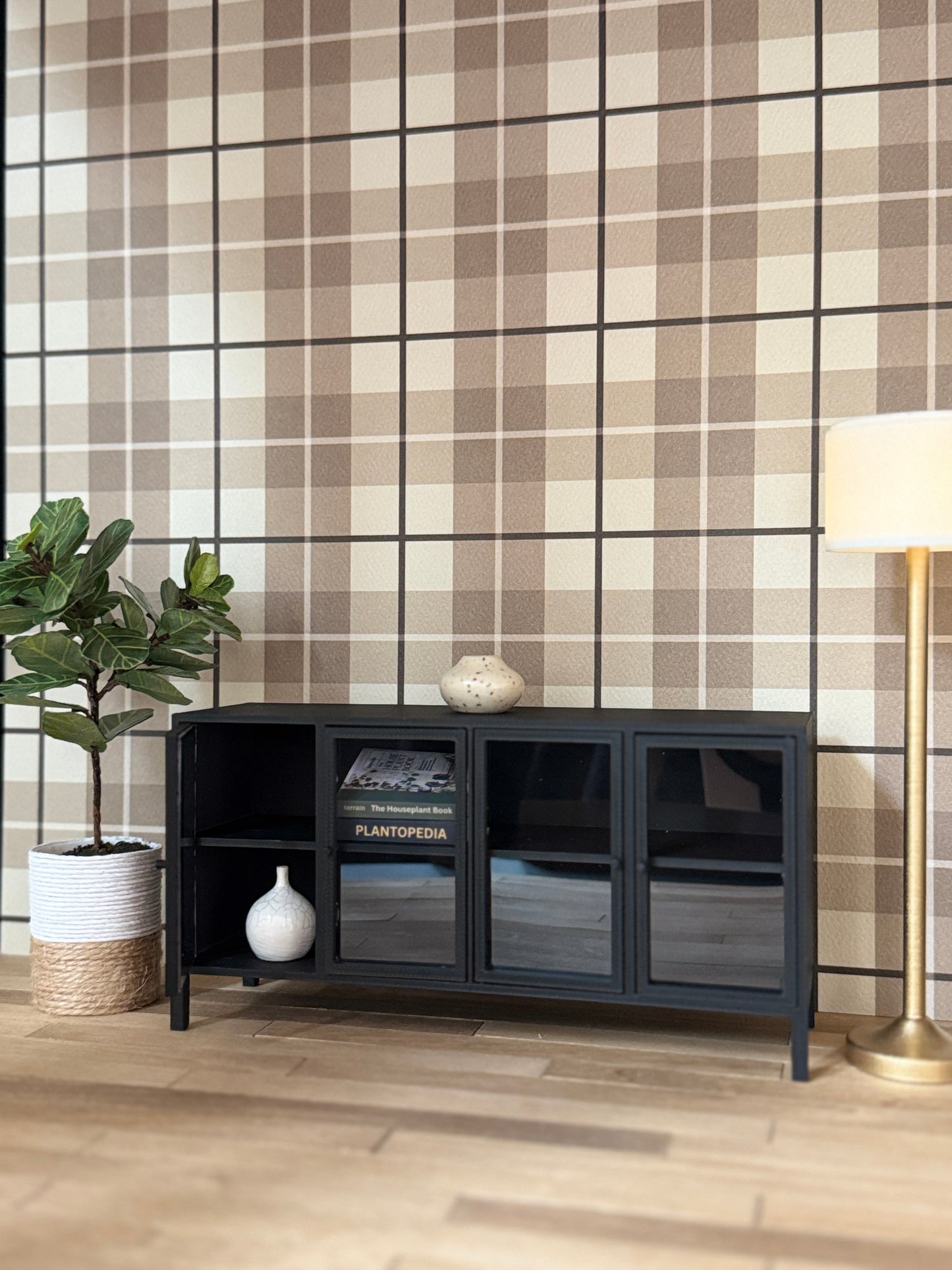1:12 Scale Miniature Modern Cabinet – Dollhouse Living Room Furniture