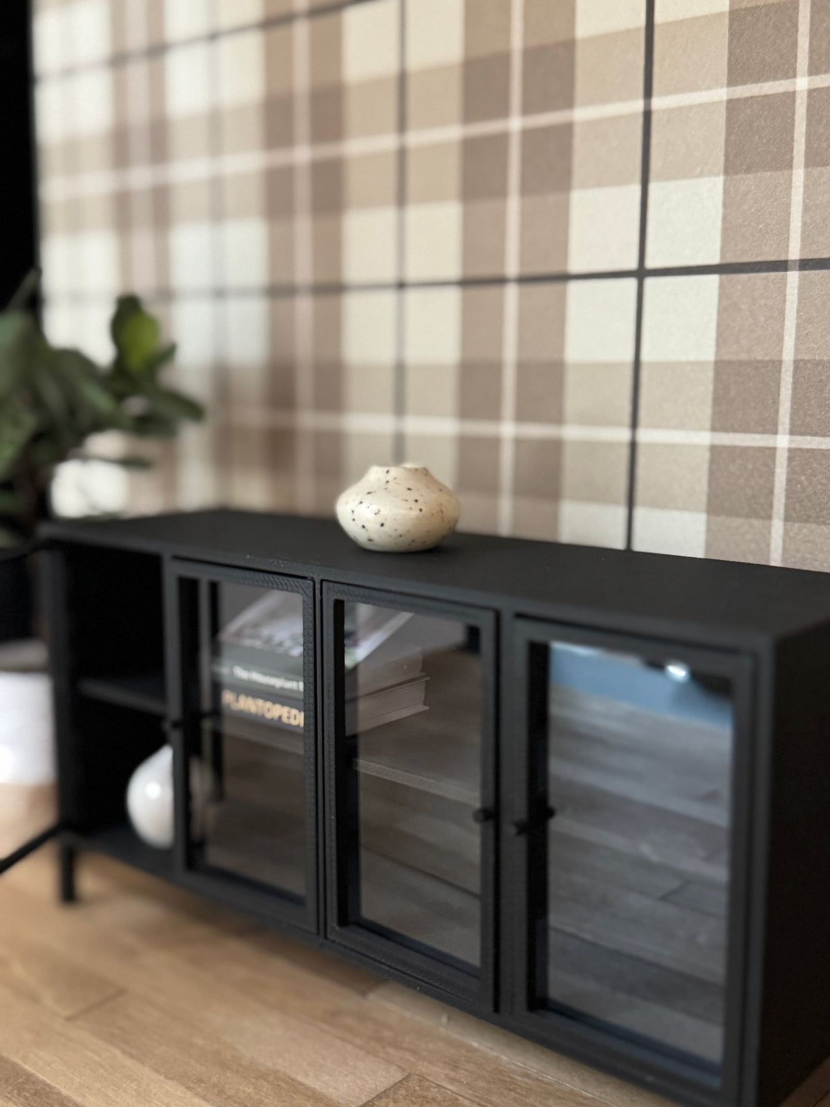 1:12 Scale Miniature Modern Cabinet – Dollhouse Living Room Furniture