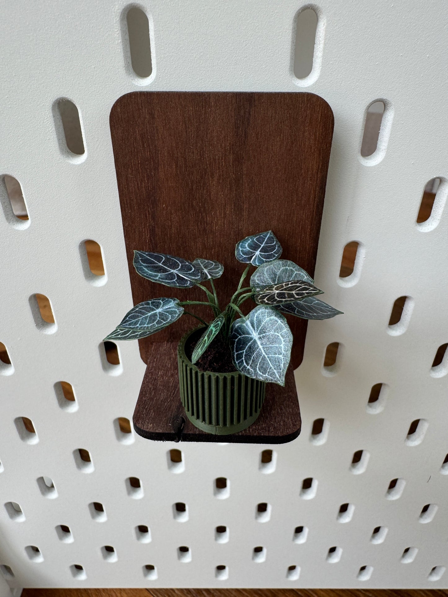 Anthurium Miniature Plant – 1:12 Scale Dollhouse Botanical