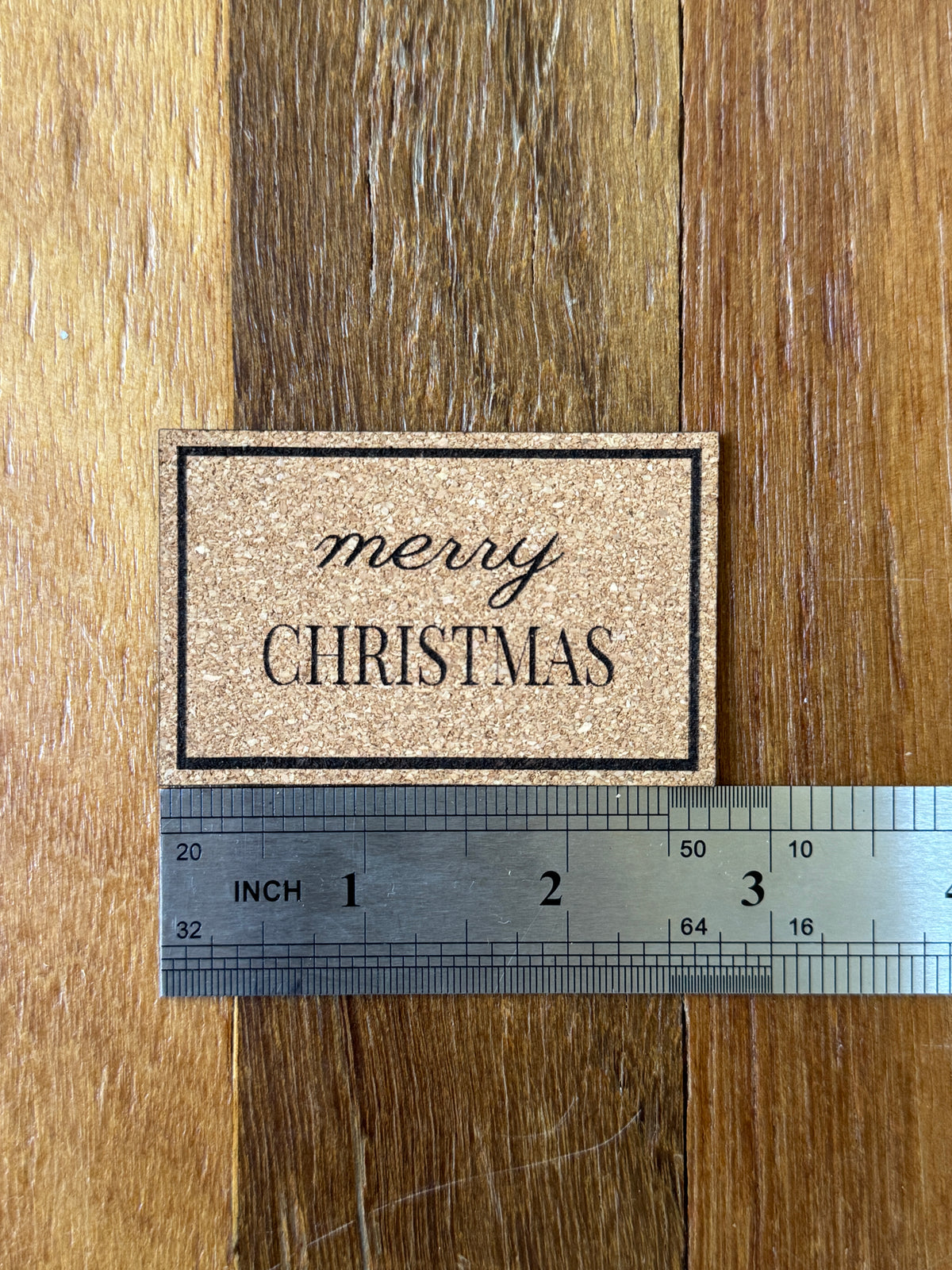 Miniature "Merry Christmas" Front Door Mat