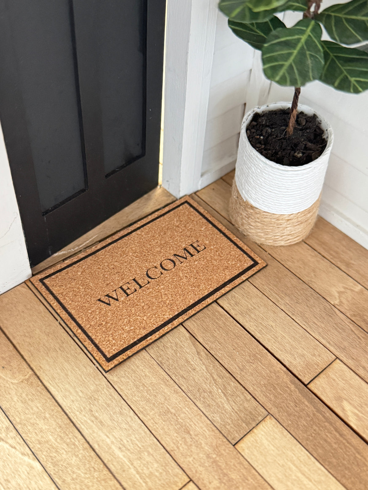 Miniature "Welcome" Front Door Mat